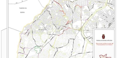 Mapa ng Campo Limpo São Paulo - Kalsada
