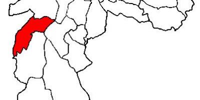Mapa ng Campo Limpo sub-prefecture São Paulo