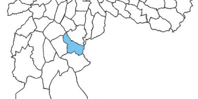 Mapa ng Cidade Ademar distrito