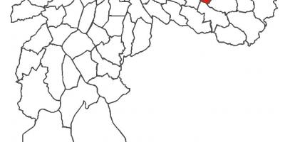 Mapa ng Cidade Líder distrito