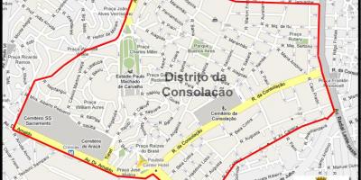 Mapa ng Consolação São Paulo