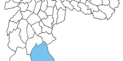 Mapa ng distrito Grajaú