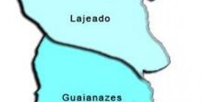 Mapa ng Guaianases sub-prefecture