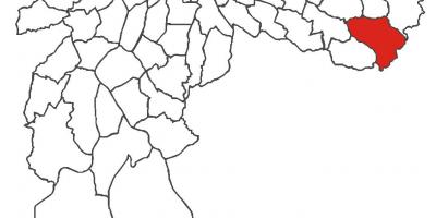 Mapa ng distrito Iguatemi