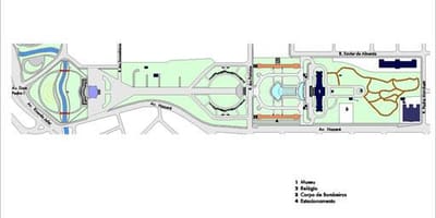 Mapa ng Independência São Paulo Park