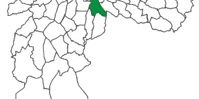 Mapa ng distrito Ipiranga
