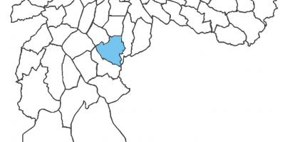 Mapa ng distrito Jabaquara