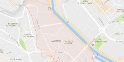 Mapa ng Jaguaré São Paulo