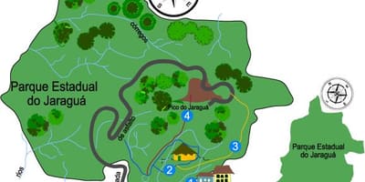 Mapa ng Jaraguá Peak