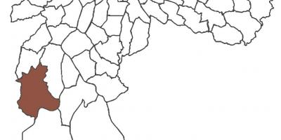 Mapa ng Jardim Ângela distrito