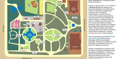 Mapa ng Luz park São Paulo