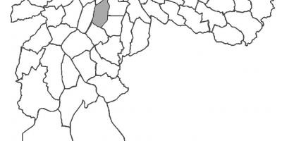 Mapa ng distrito Moema