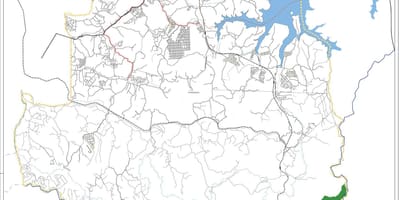 Mapa ng Parelheiros São Paulo - Kalsada