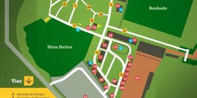 Mapa ng Rodeio São Paulo park