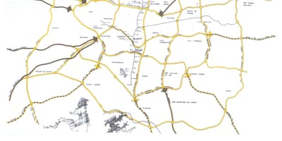 Mapa ng São Paulo express lane