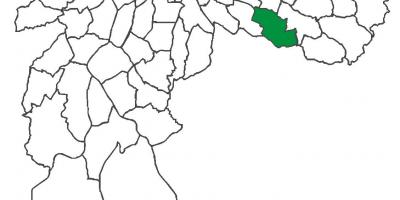 Mapa ng distrito Sapopemba