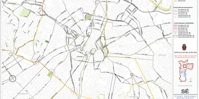 Mapa ng Se São Paulo - Kalsada