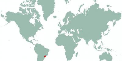 Mapa ng São Paulo sa mundo