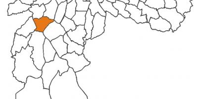 Mapa ng Vila Andrade distrito