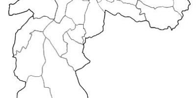 Mapa ng zone Nordeste São Paulo