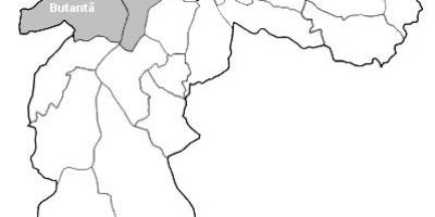 Mapa ng zone Oeste São Paulo